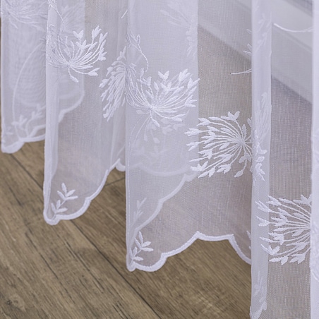 Firana na taśmie 300x245 biały w dmuchawce