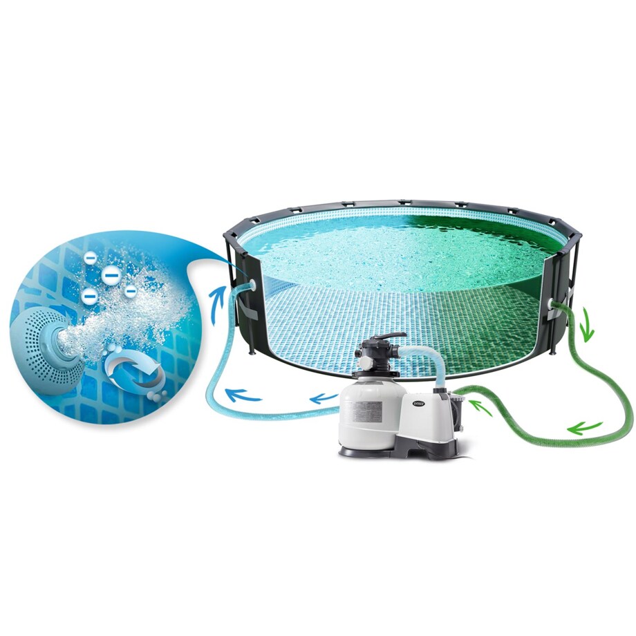 Basen ogrodowy stelażowy Intex 732x132 26340 18w1