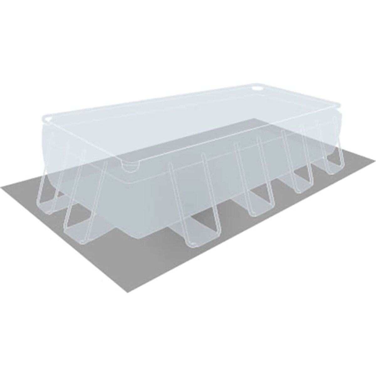 Intex Basen Prism Frame i akcesoria, prostokąt, 488x244x107cm, 26792GN