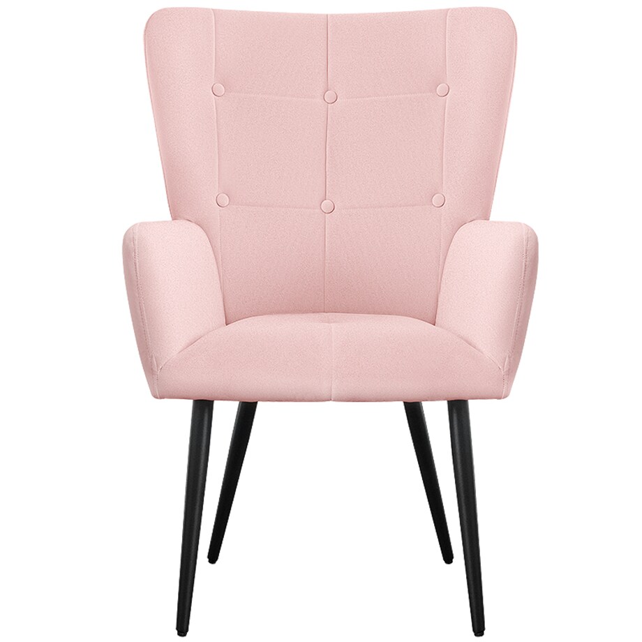 Fotel do salonu wypoczynkowy uszak różowy welurowy wygodny tapicerowany