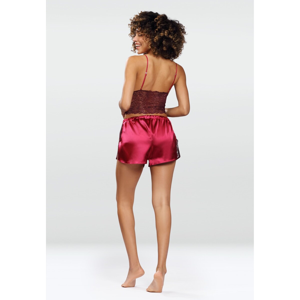 Komplet Patty Bordo Bordo, XXL