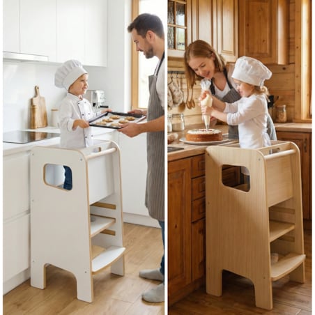 KITCHEN HELPER Super Safe Montessori Zabudowa Pomocnik Kuchenny Dla Dzieci