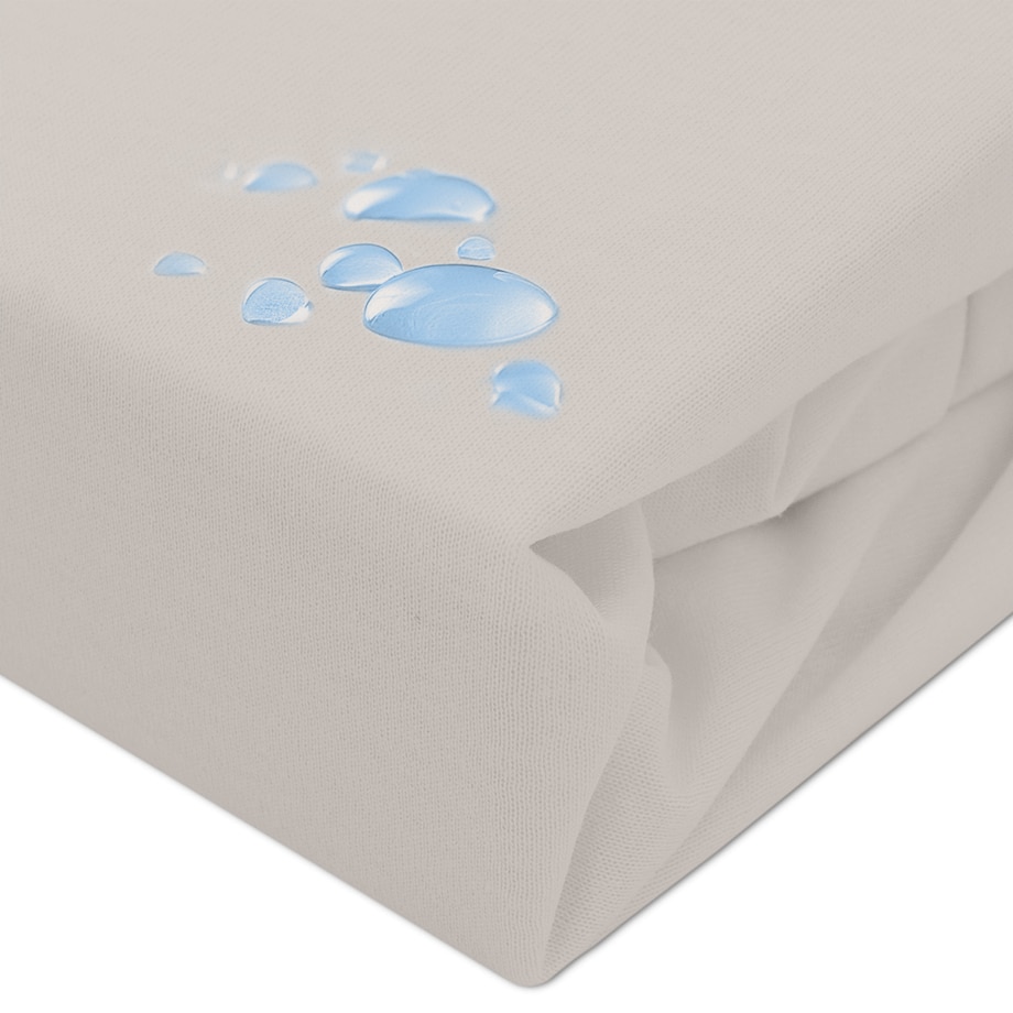 Prześcieradło ochronne wodoodporne z gumką 2w1, rozmiar 90x200 SG kolor popiel