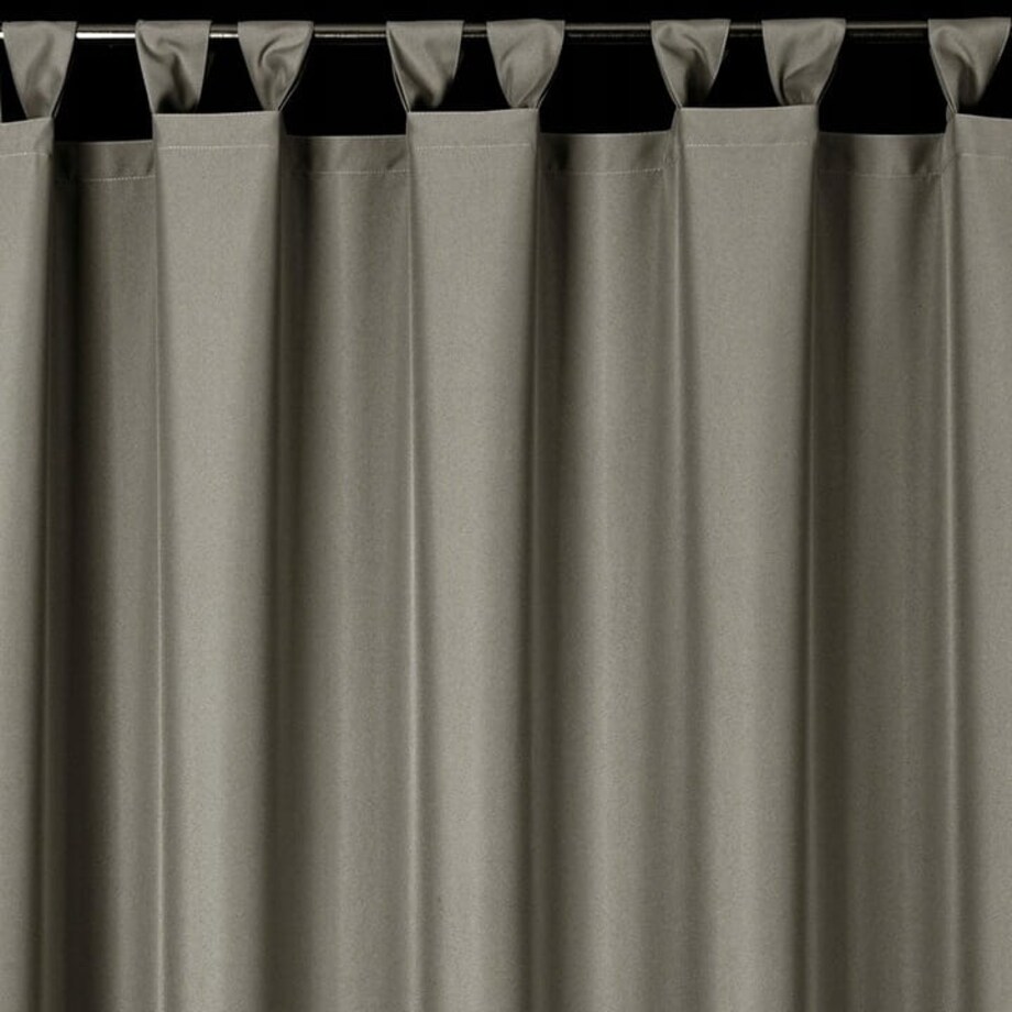 Zasłona Ogrodowa Tarasowa Wodoodporna 155 x 200 Ciemnobeżowa na Szelkach