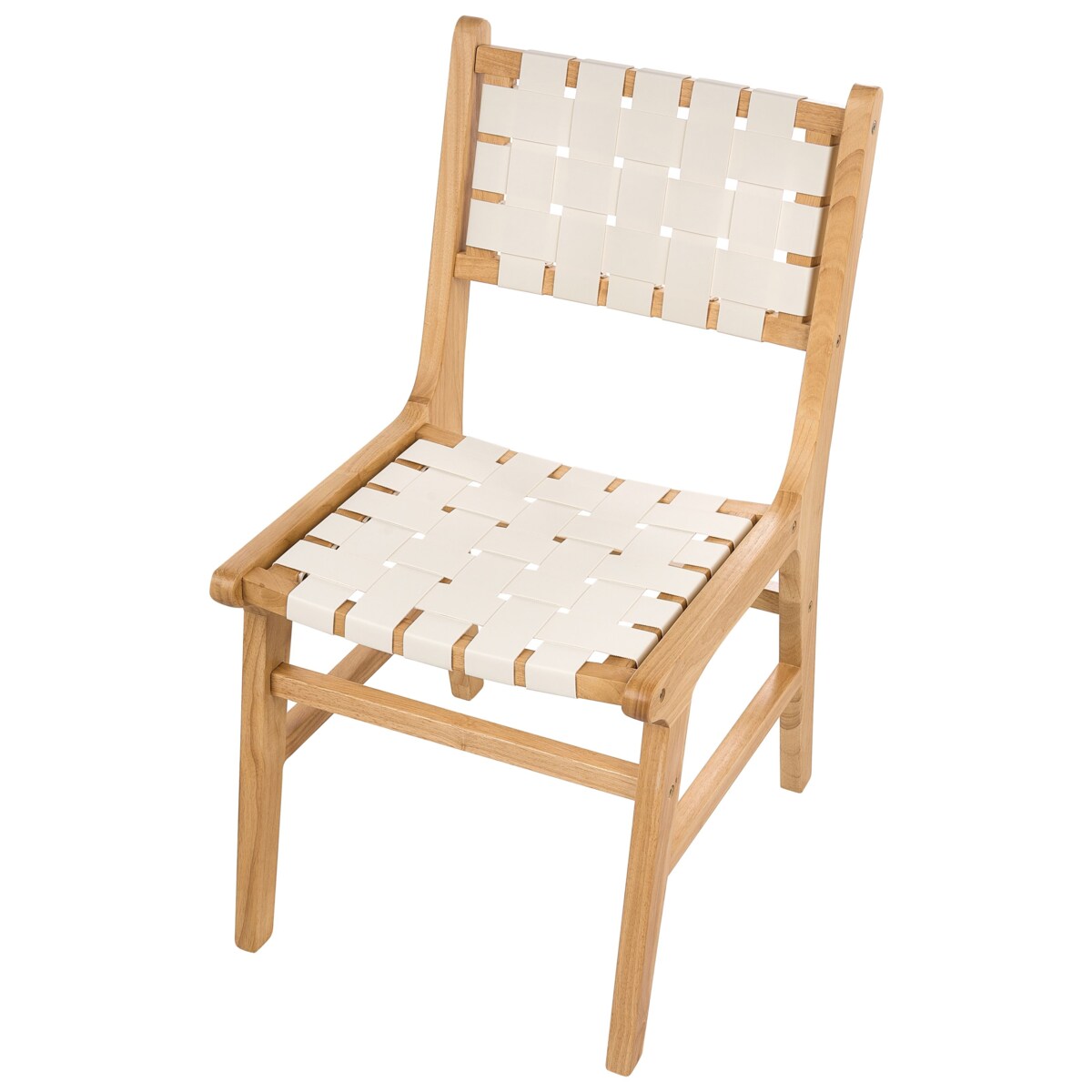 Zestaw 2 krzeseł do jadalni HUMBLE Drewno Jasnobrązowy