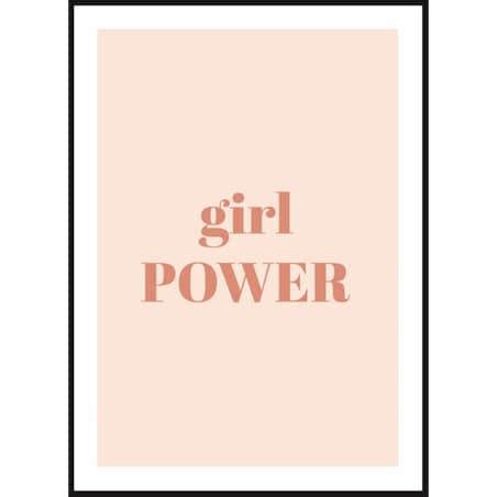 Poster Story, Plakat, Obraz - Girl Power, wymiary 60 x 84 cm