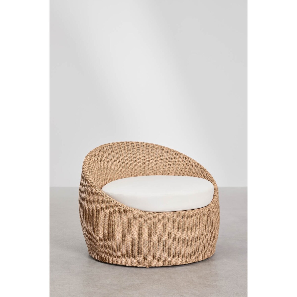 Zestaw ogrodowy: 2 fotele i stolik kawowy, drewno akacji i syntetyczny rattan, Clarnyx