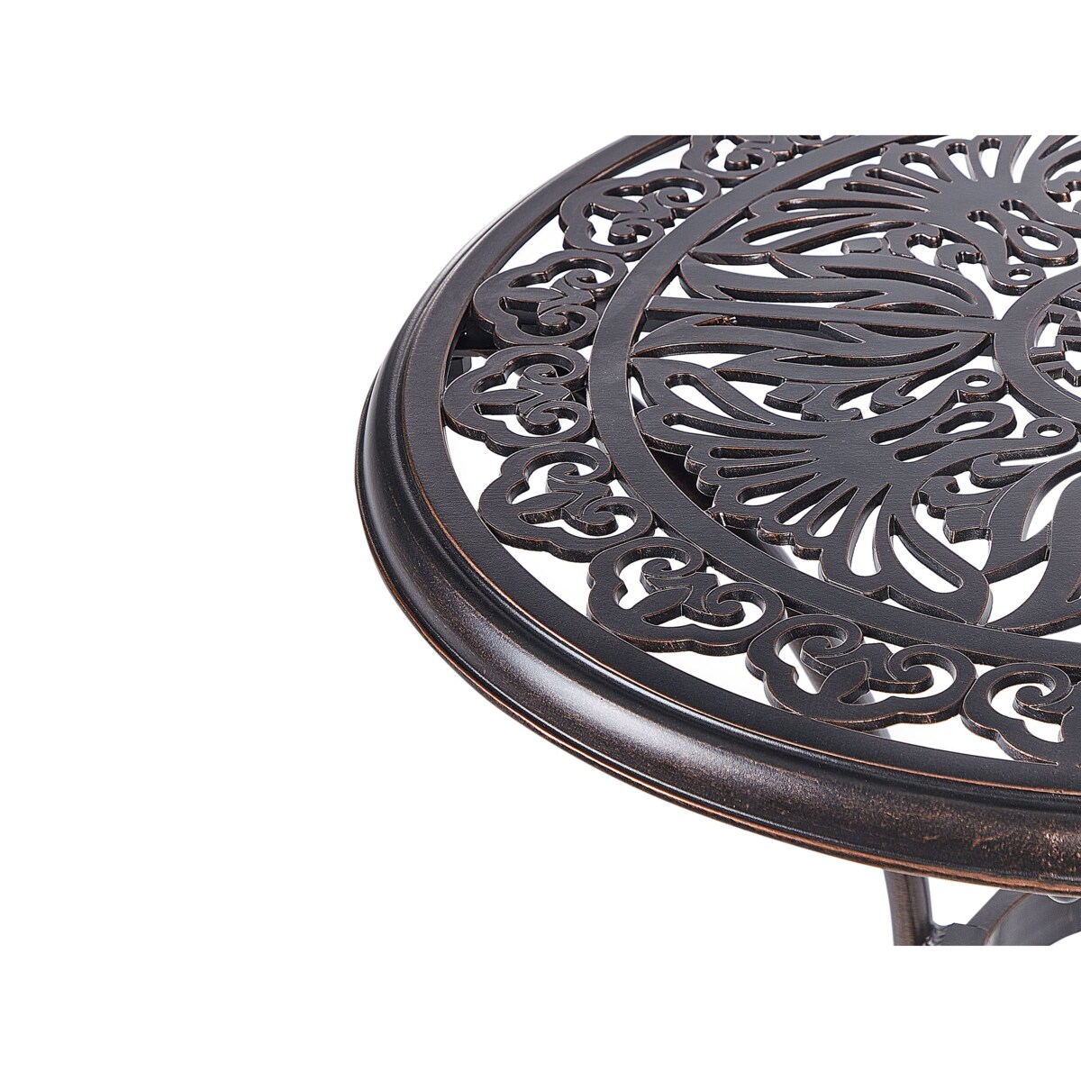 Stół ogrodowy Metal Brązowy ANDALO