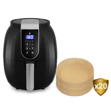 Papier do pieczenia wkładki do frytkownicy air fryer 20 szt. 16cm Berdsen