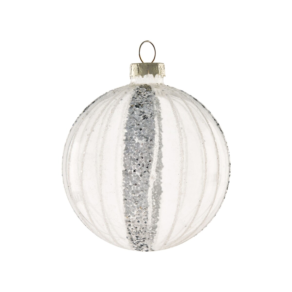 Zestaw 35 bombek BLING Szkło Złoty