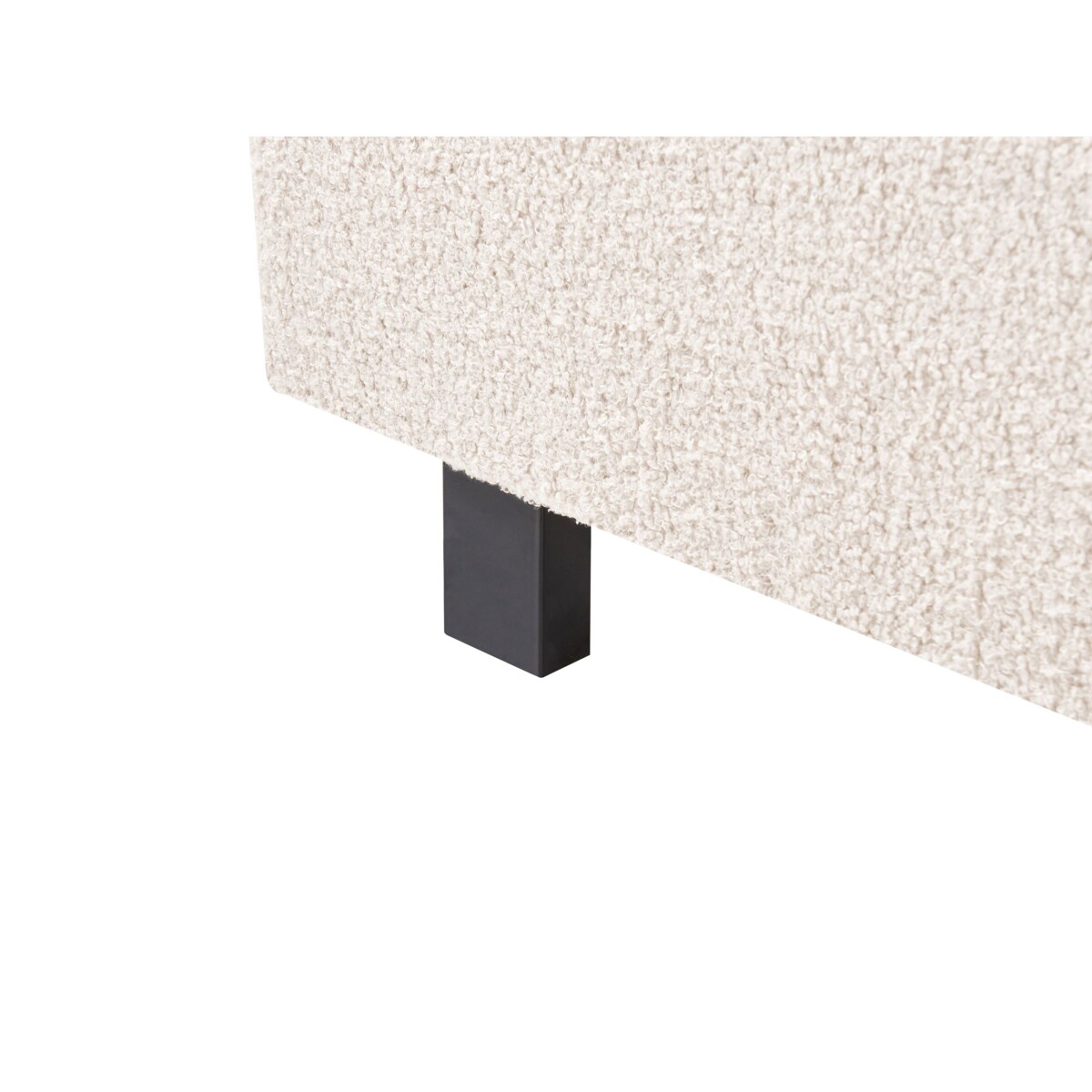 Łóżko wodne Boucle ALBI 180 x 200 cm Złamana biel