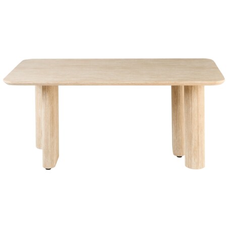 Stół do jadalni BARROY Efekt trawertynu 180 cm 90 cm