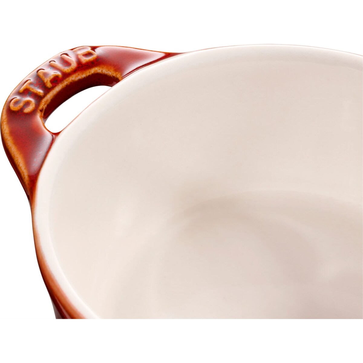 Staub Mini Cocotte Okrągły - 200 ml, Kasztanowy