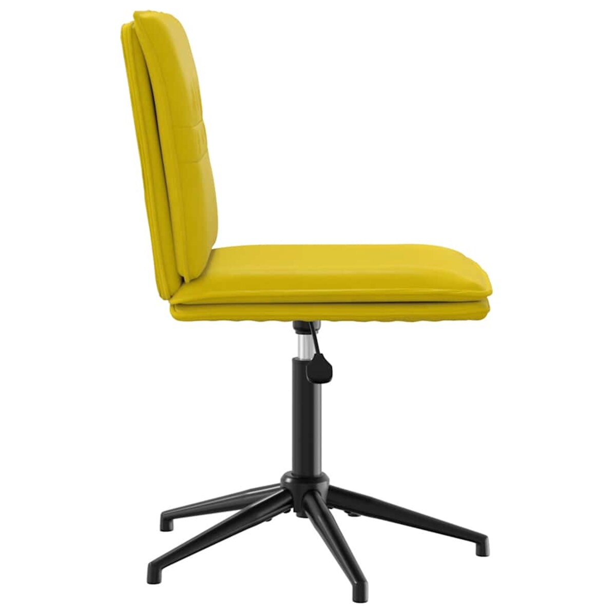 vidaXL Krzesła stołowe, 4 szt., żółte, aksamitne