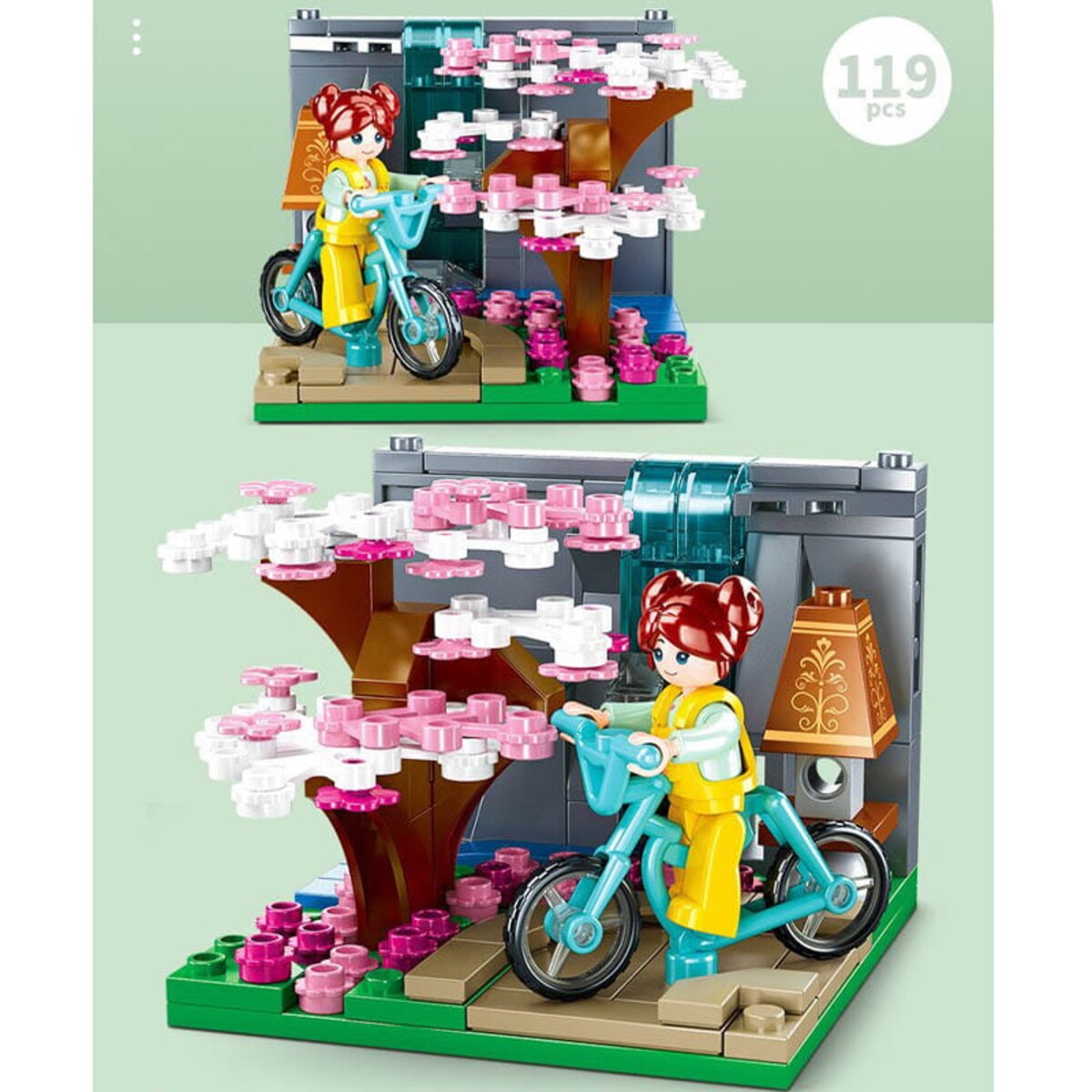 WIOSNA - mini pokoik klocki - Sluban - 119 elementów