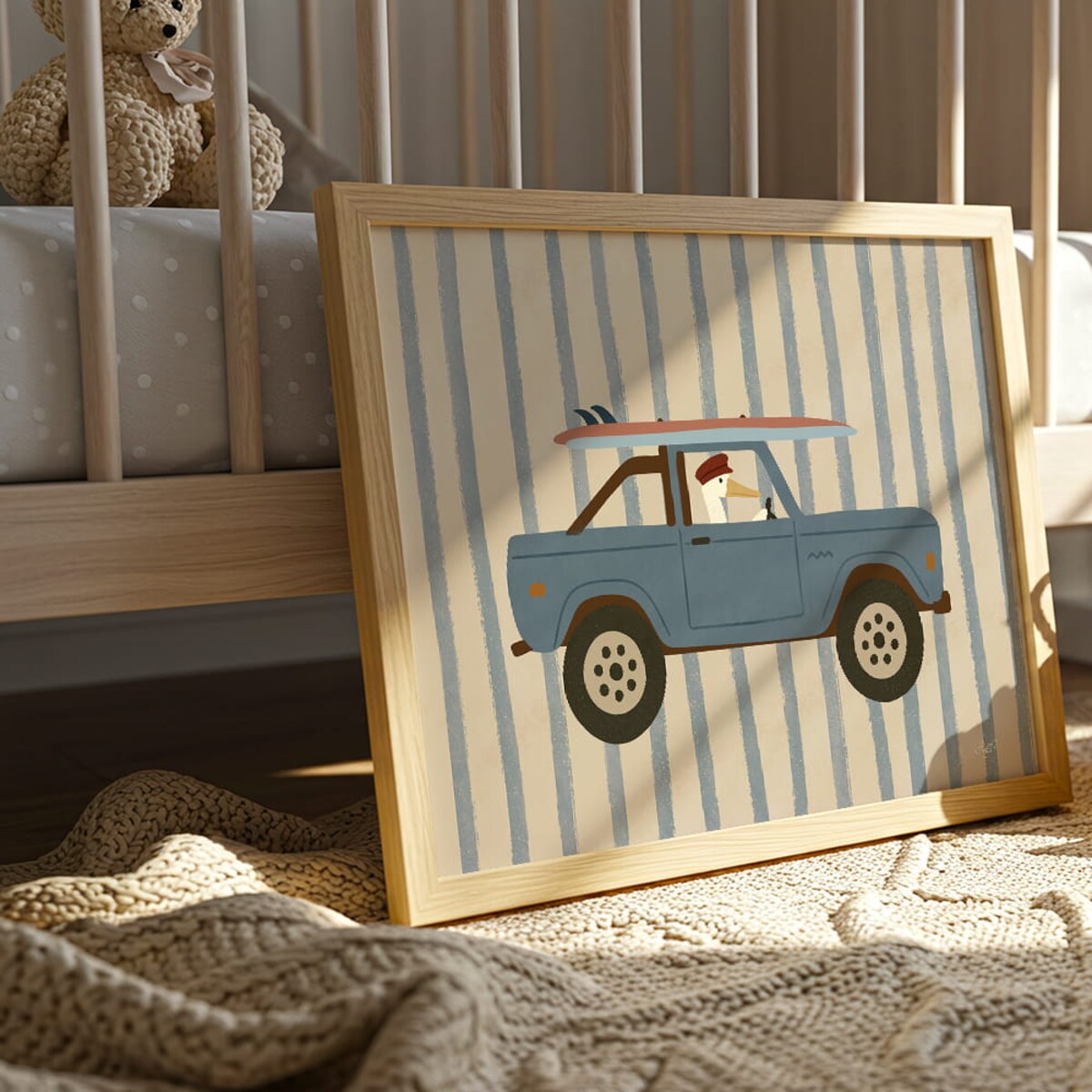 plakat pelikan surfer 70x100