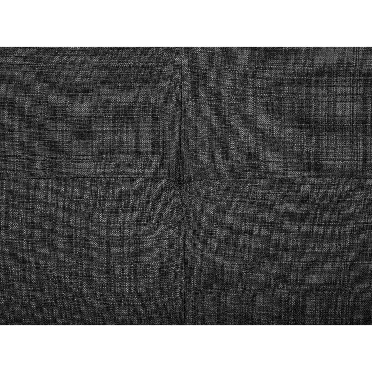 Łóżko tapicerowane 160 x 200 cm ciemnoszare LA ROCHELLE