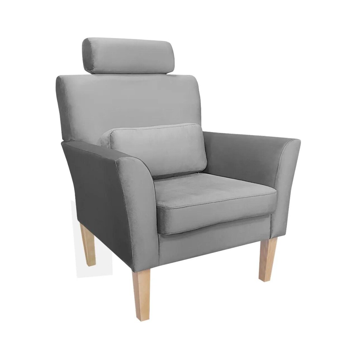 Fotel PIRO MG VELVET ciemnoszary