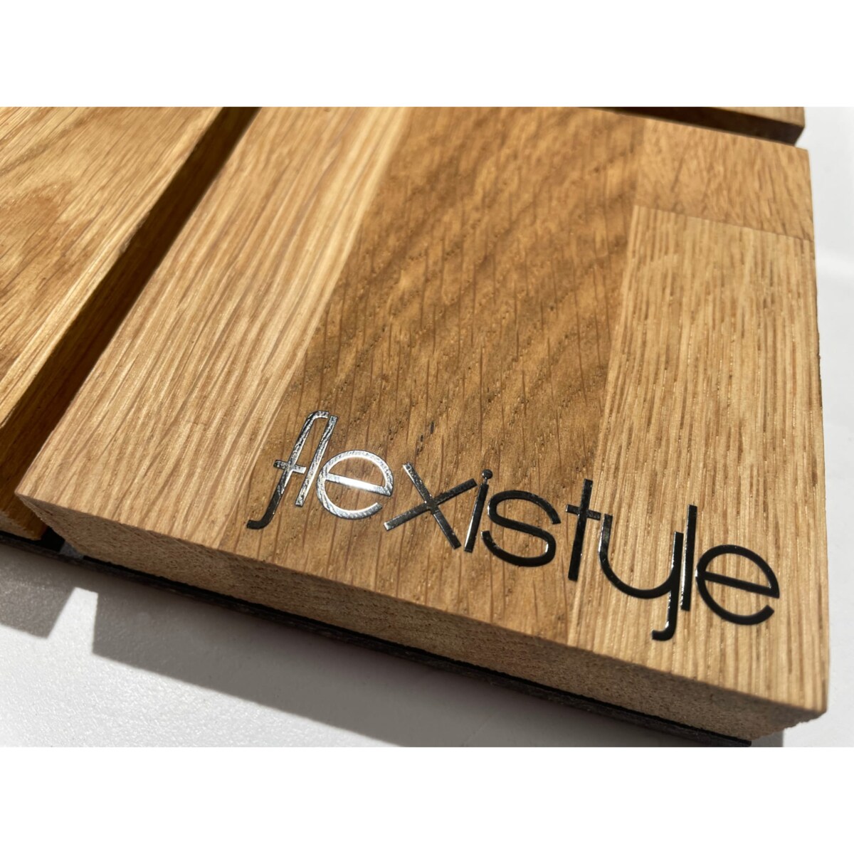 Zegar ścienny drewniany Harmony 30cm kwadratowy