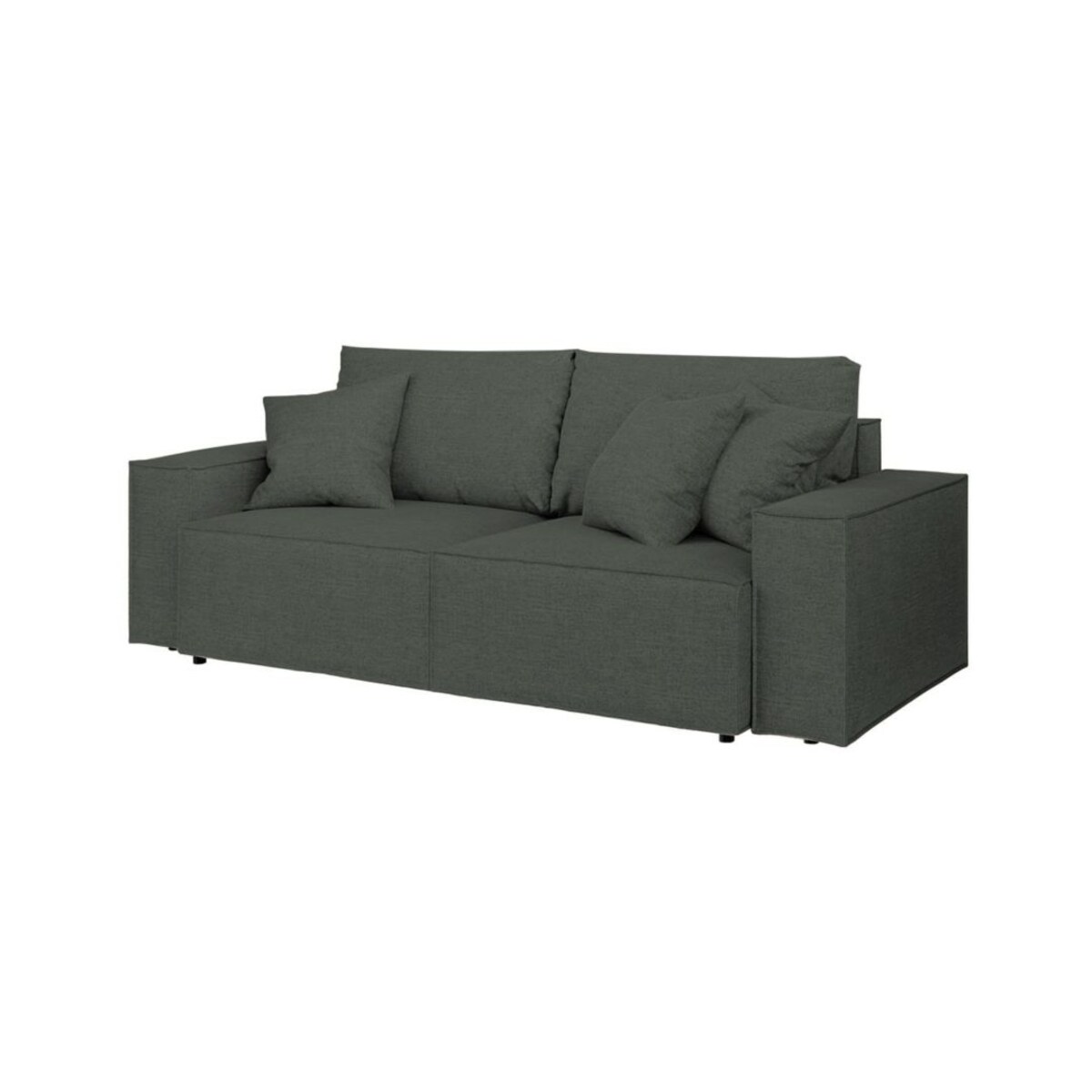 Melow 3-osobowa rozkładana sofa - zielona
