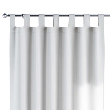 Zasłona na szelkach 1 szt. 130x245 satynowa biel