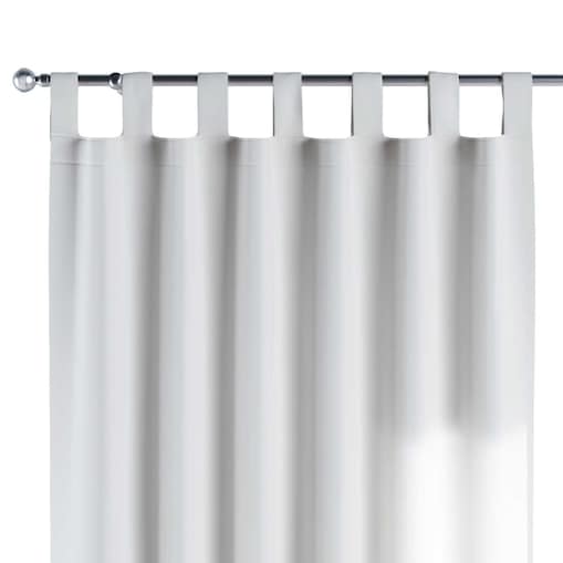 Zasłona na szelkach 1 szt. 130x245 satynowa biel