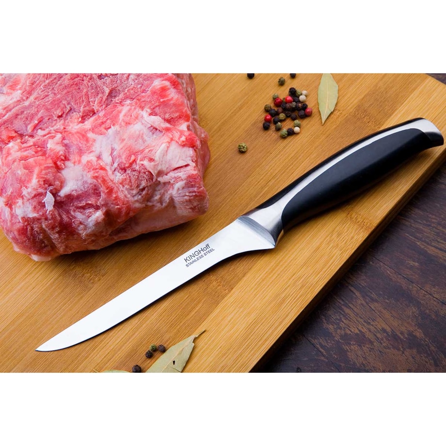 Nóż stalowy do filetowania 15cm kuchenny pojedyńczy KINGHOFF