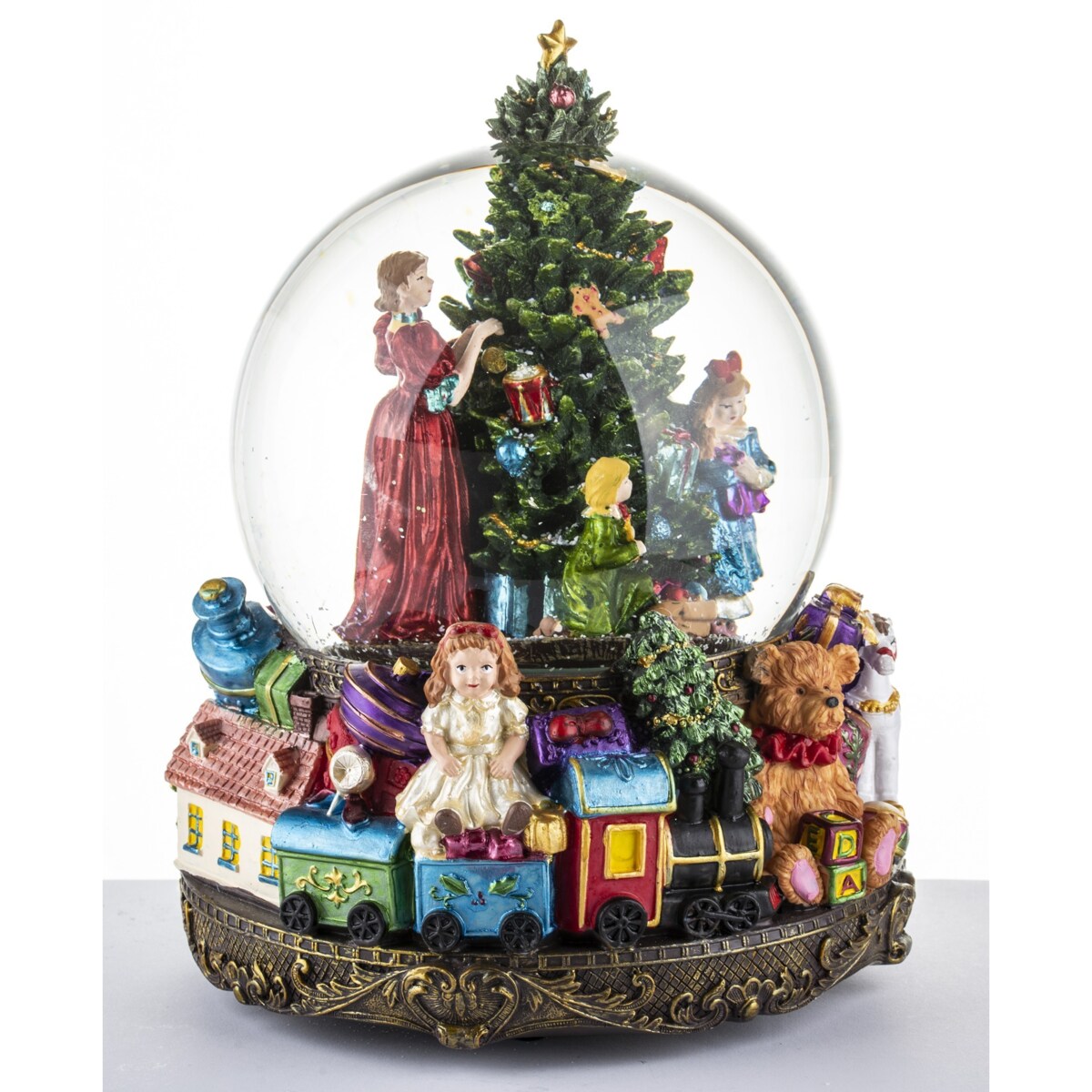 Kula śnieżna z pozytywką LED 24x19x19 cm PALLA DI VETRO