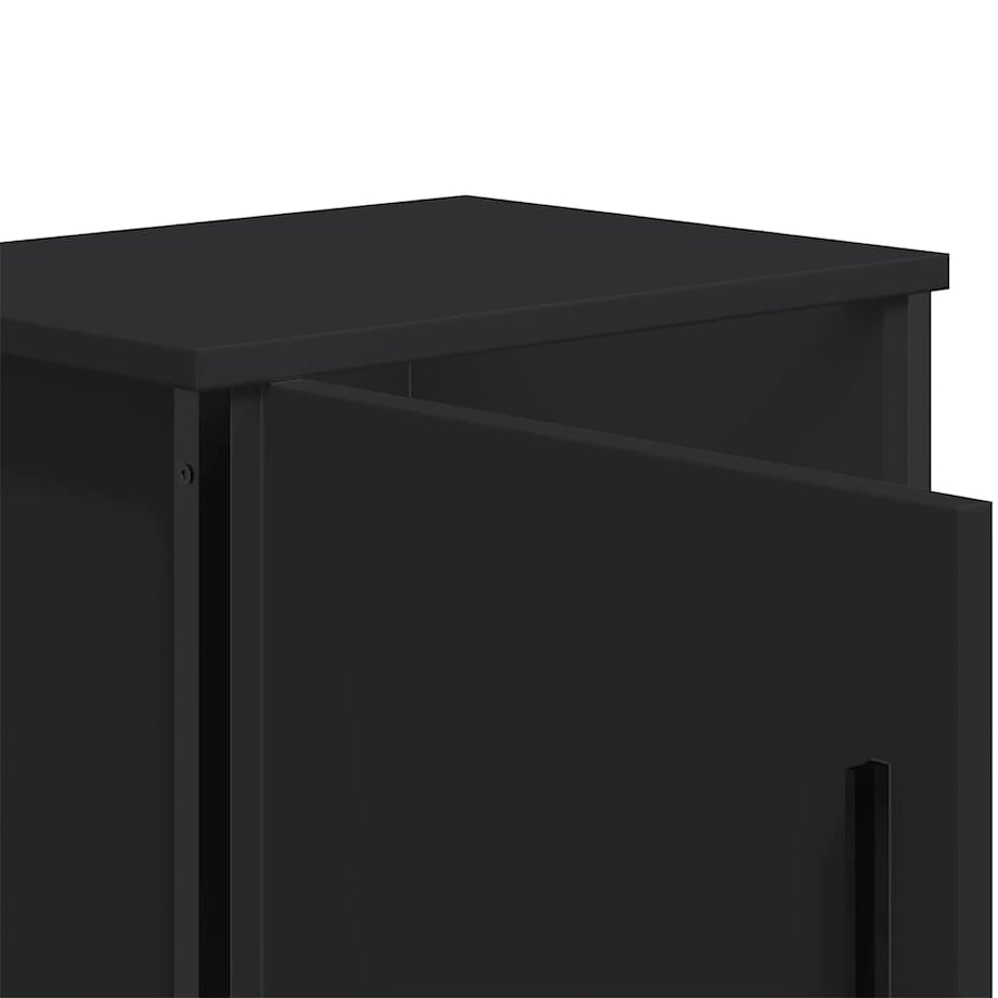 vidaXL Szafki nocne 2 szt. czarne 40x30x40 cm, materiał drewnopochodny