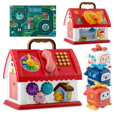 Domek edukacyjny interaktywny mata składana dźwięki Ricokids