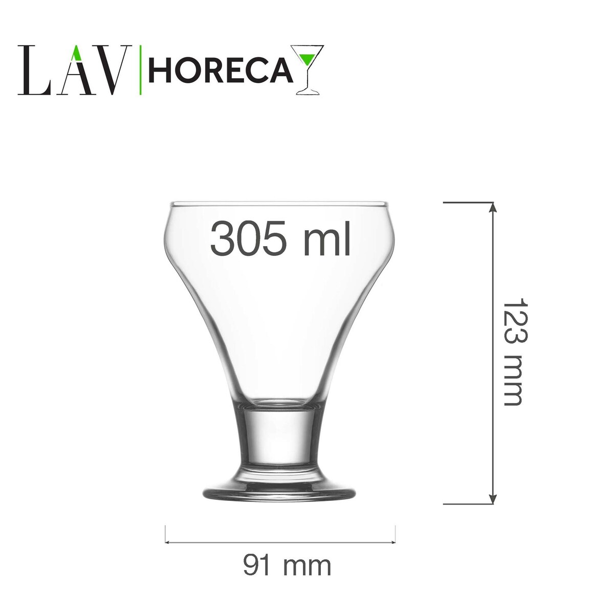 Pucharek Malibu 305 ml, LAV