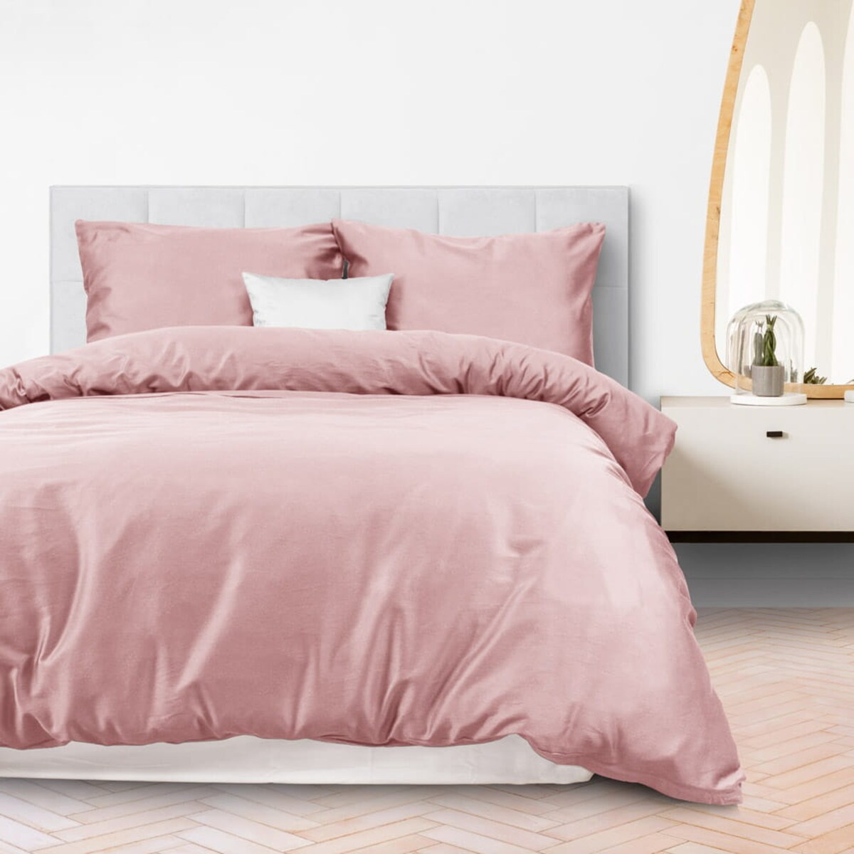 Poszewka satynowa 40x40 kolor Róż