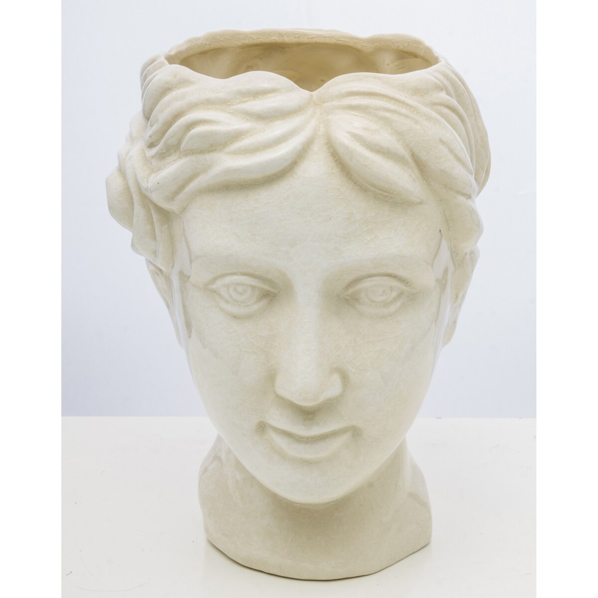 Osłonka kamionkowa 24x17,5x19 cm LADY FACE