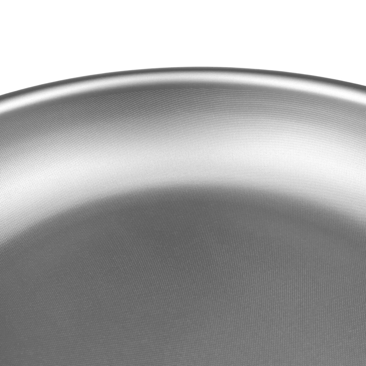 Profesjonalna patelnia stalowa Amitsu 28 cm z pokrywką Na indukcje Na gaz Nierdzewna