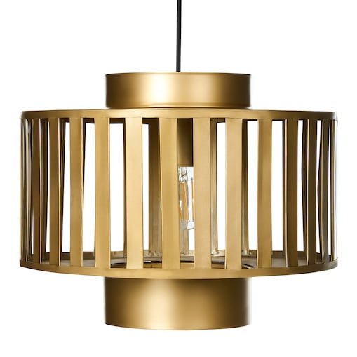 Lampa wisząca HUGLI Metal Mosiężny