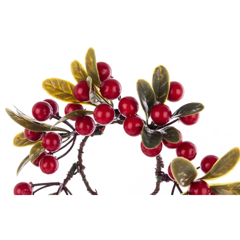 Wianek jesienny 2 szt. jemioła 18x18x6 cm VISCHIO