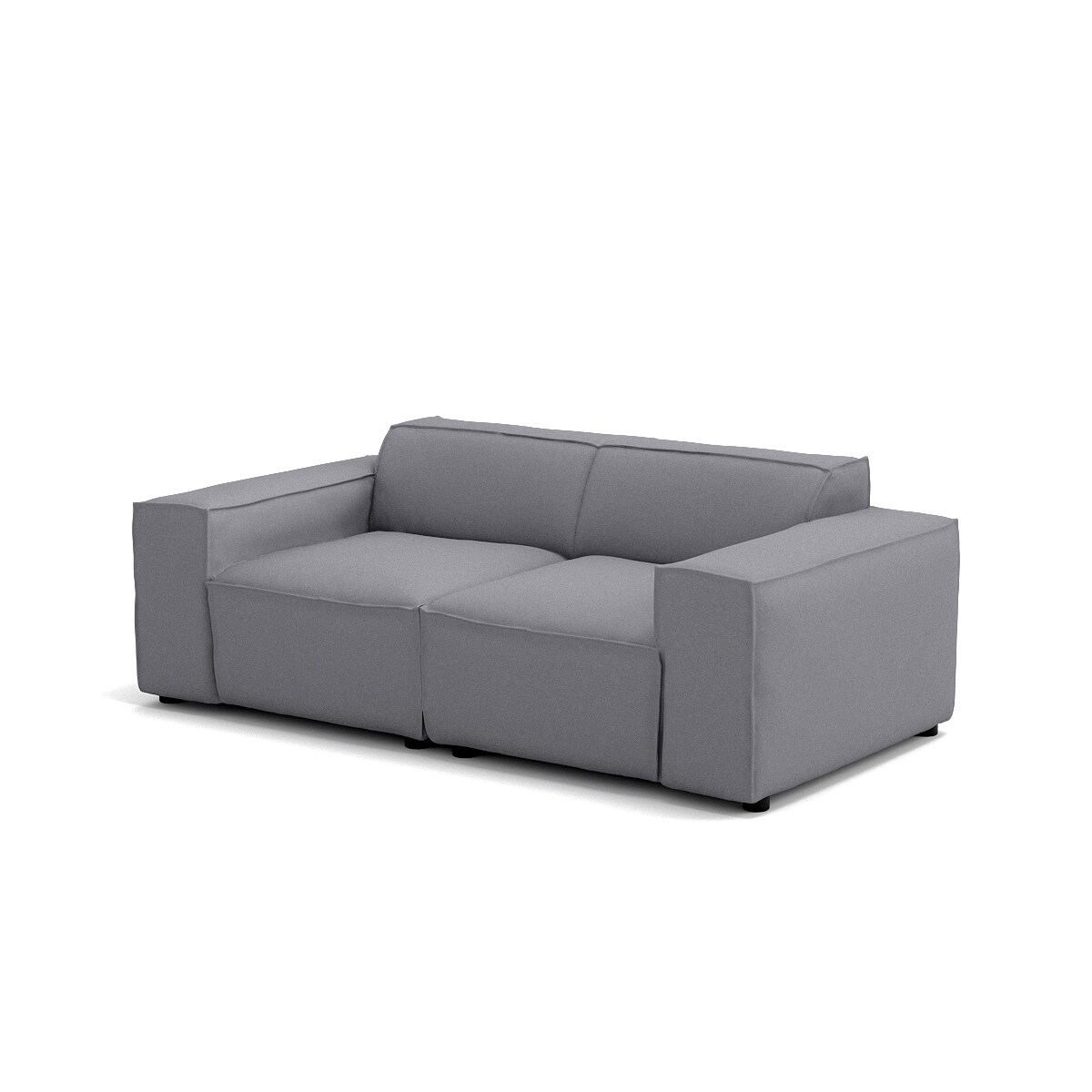 Sofa 3 osobowa Modularis - Szary Welur