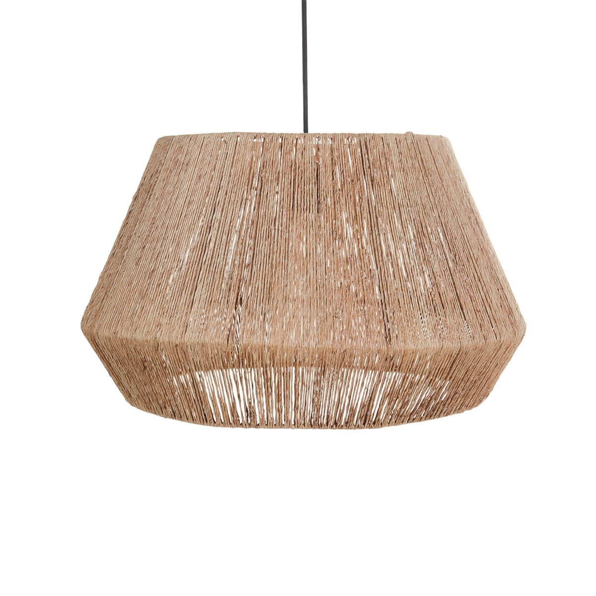 Lampa wisząca z juty naturalna BIRAU