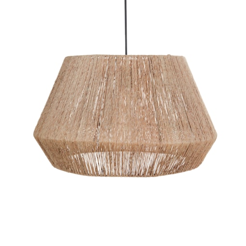 Lampa wisząca z juty naturalna BIRAU