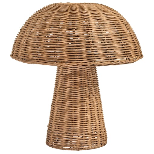 Lampa stołowa Grzybek ALERO Rattan Naturalny