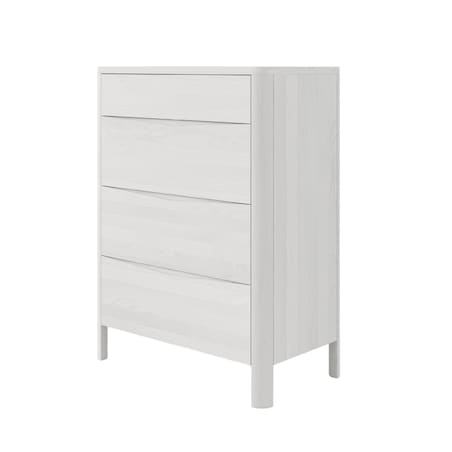 Drewniana komoda bukowa Visby MODENA 80 / kolor biały