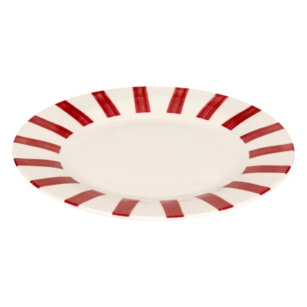 Komplet 6 talerzy obiadowych Cheri czerwone Ø26,8 cm