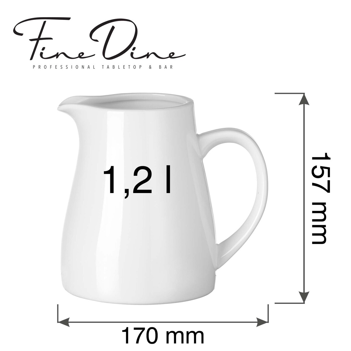 Dzbanek Pure Bianco, 1.2l