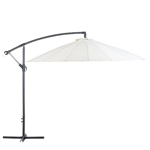 Parasol ogrodowy na wysięgniku 268 cm CALABRIA II Jasnobeżowy
