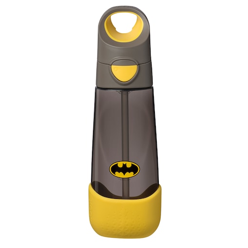 Batman Bidon ze słomką dla dziecka do szkoły - butelka na wodę tritanowa 600 ml b.box