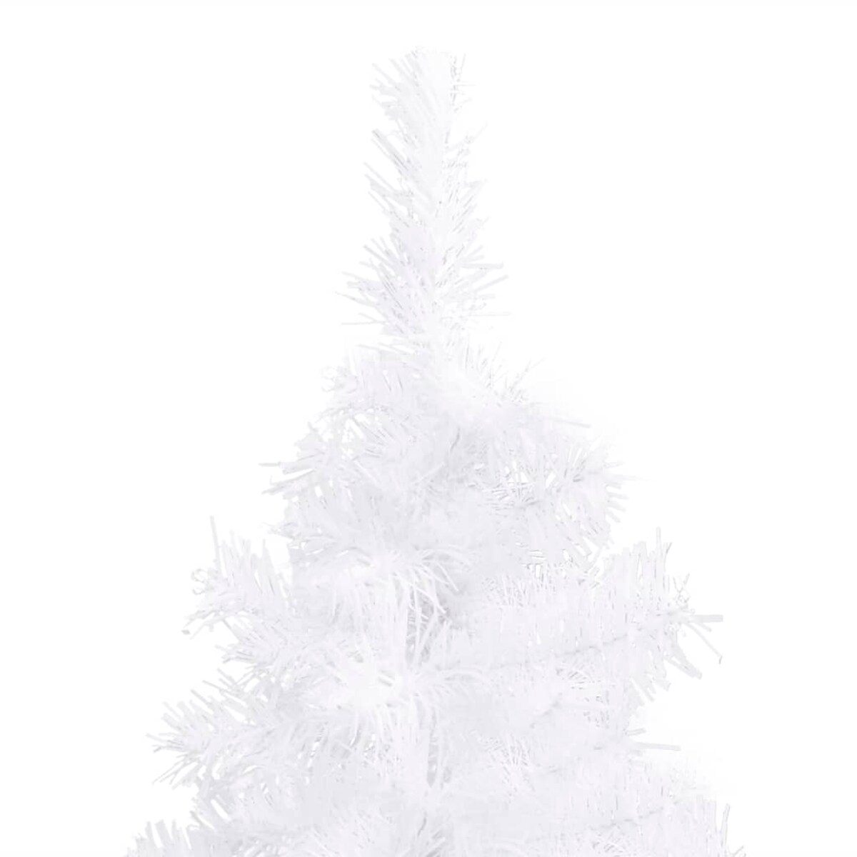 vidaXL Sztuczna choinka narożna, biała, 180 cm, PVC