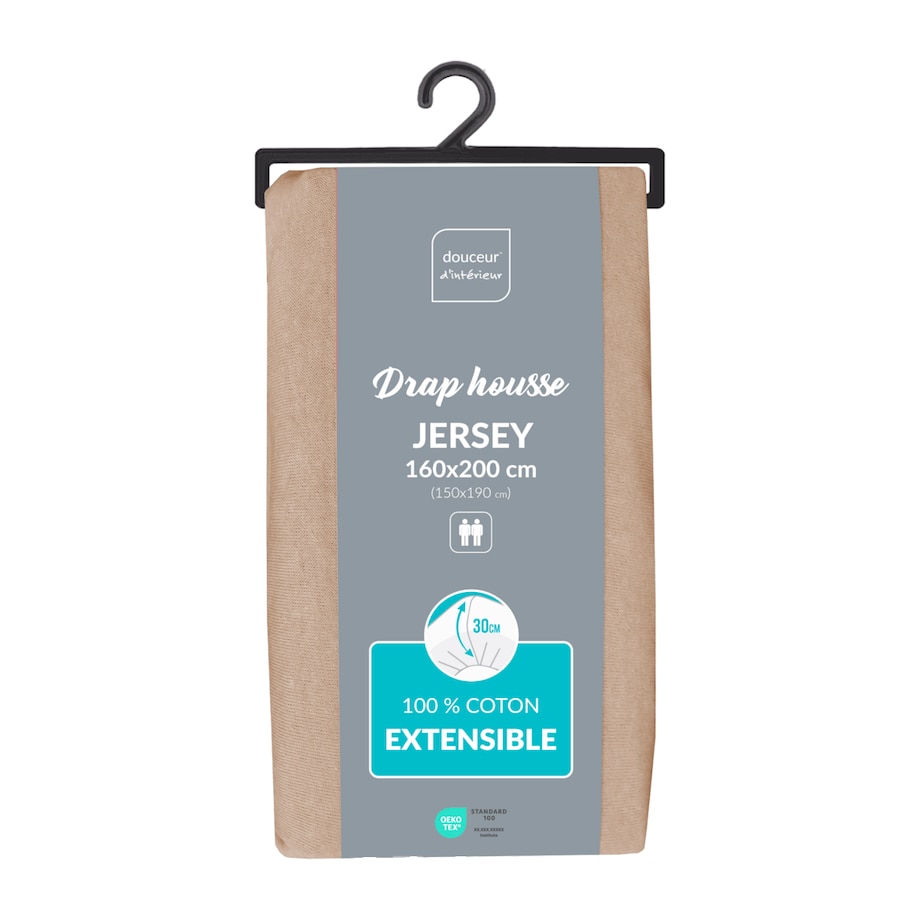 Bawełniane prześcieradło na gumce, 160 x 200 cm