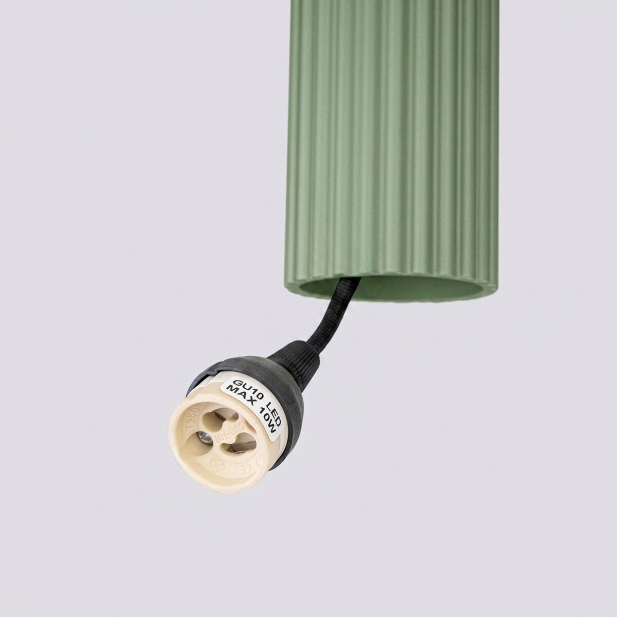 Lampa wisząca KARBON 1 szałwiowa