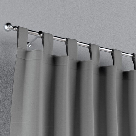 Zasłona na szelkach 1 szt. 130x245 szary
