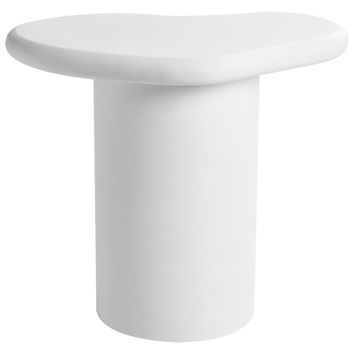 Stolik pomocniczy ARSOLI 43 cm 58 cm Złamana biel